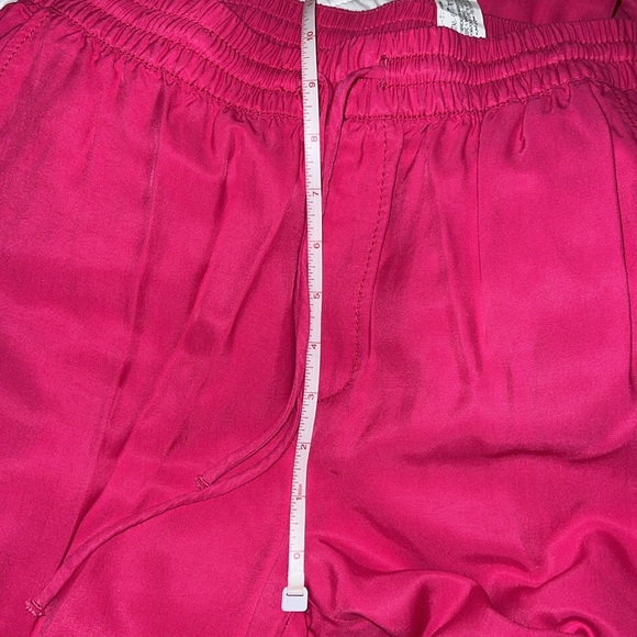 Zara High Waist Size Pocket Straight Leg Loose Pants Sonic Pink 28” inseam NWOT - Picture 14 of 17